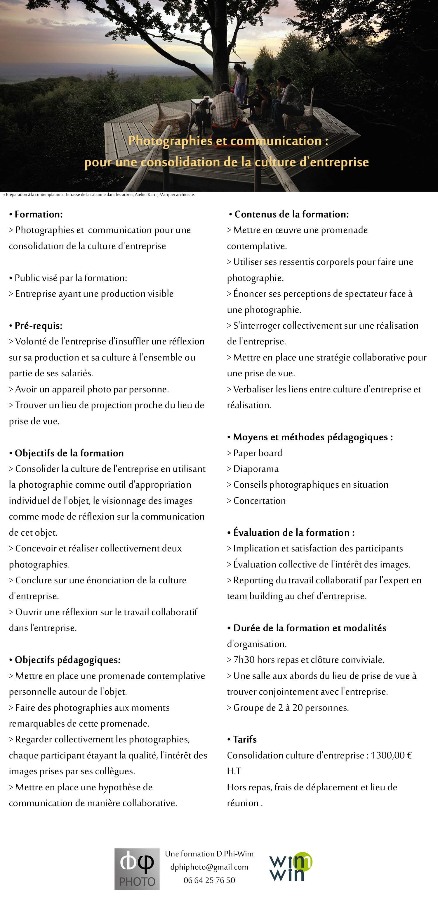 formation d¤å Photo David Philippon